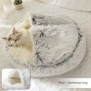 Plush Winter Pet Bed