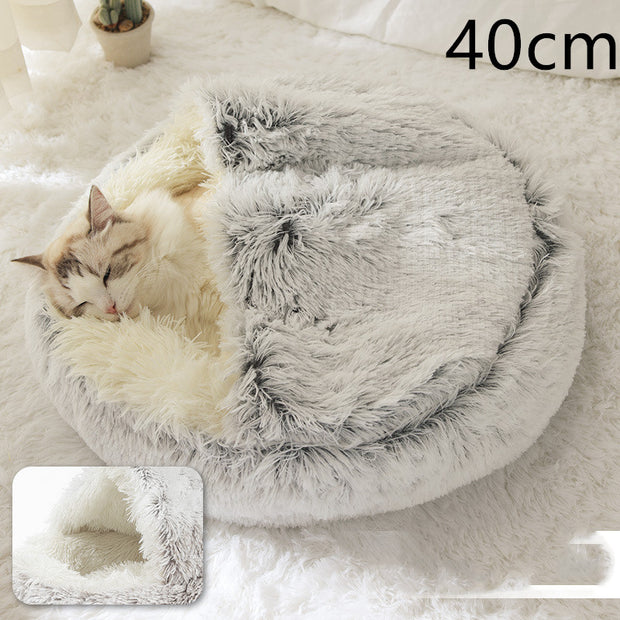 Plush Winter Pet Bed