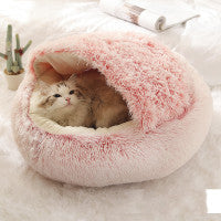 Plush Winter Pet Bed