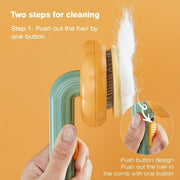 Self-Cleaning Pet Pumpkin Brush