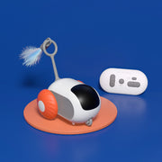 Remote-Controlled Cat Toy Car