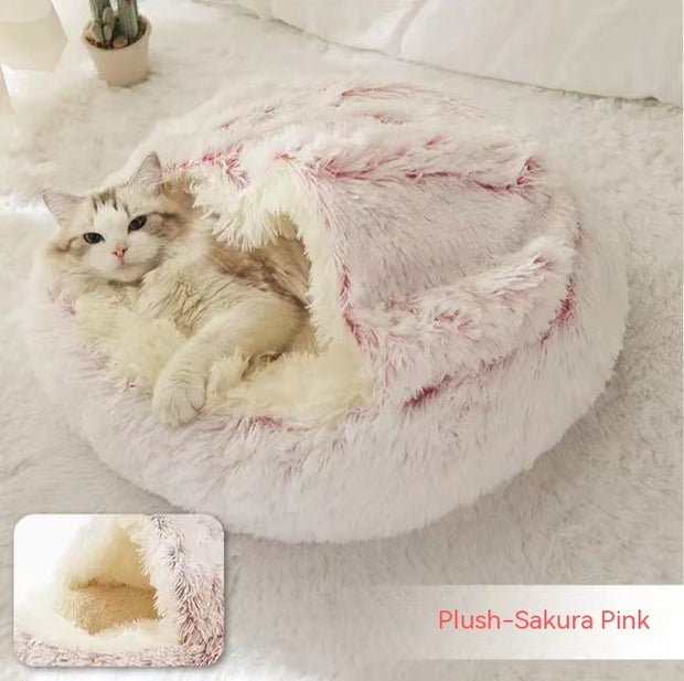 Plush Winter Pet Bed