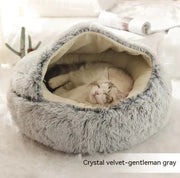 Plush Winter Pet Bed