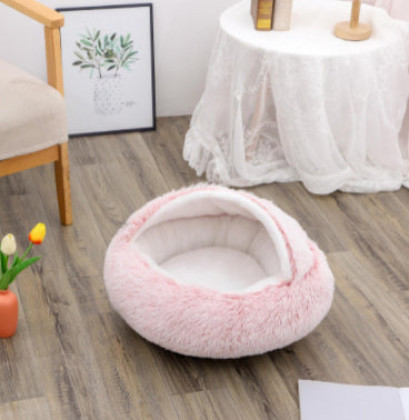 Plush Winter Pet Bed