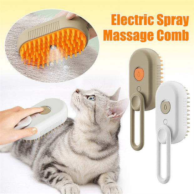 Pet Grooming Steam & Massage Brush