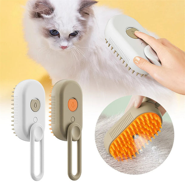 Pet Grooming Steam & Massage Brush