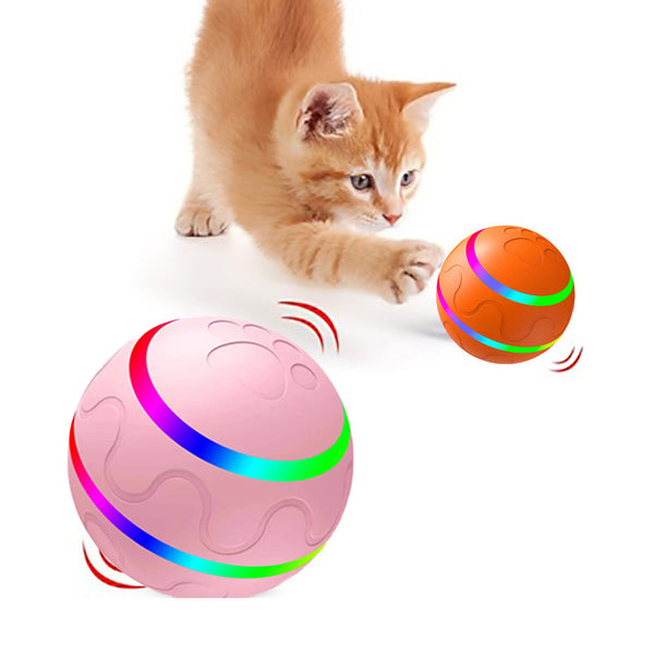 Self-Rotating Cat Toy Ball