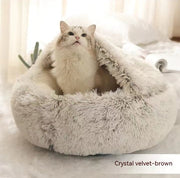 Plush Winter Pet Bed