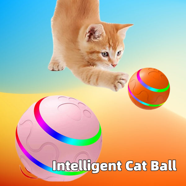 Self-Rotating Cat Toy Ball