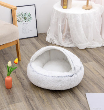 Plush Winter Pet Bed