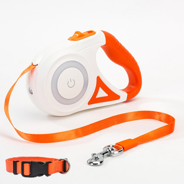 Retractable Dog Leash &amp; Collar